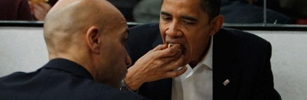 obama hot dog