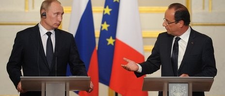 hollande putin