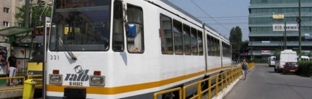 tramvaie blocate