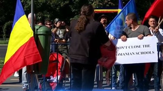protest ambasada ucrainei