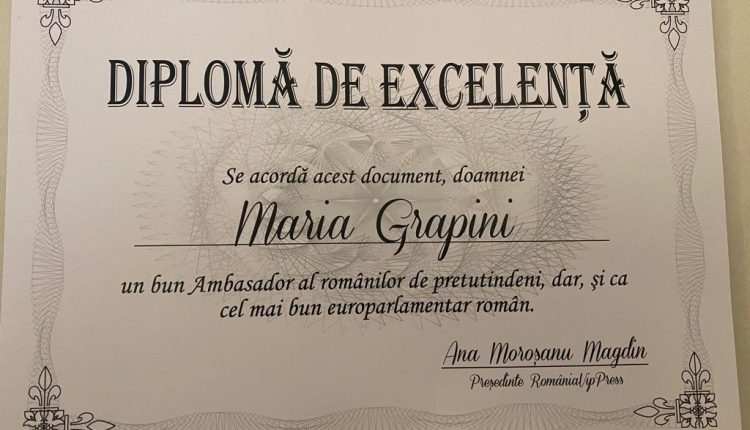Diploma Maria Grapini